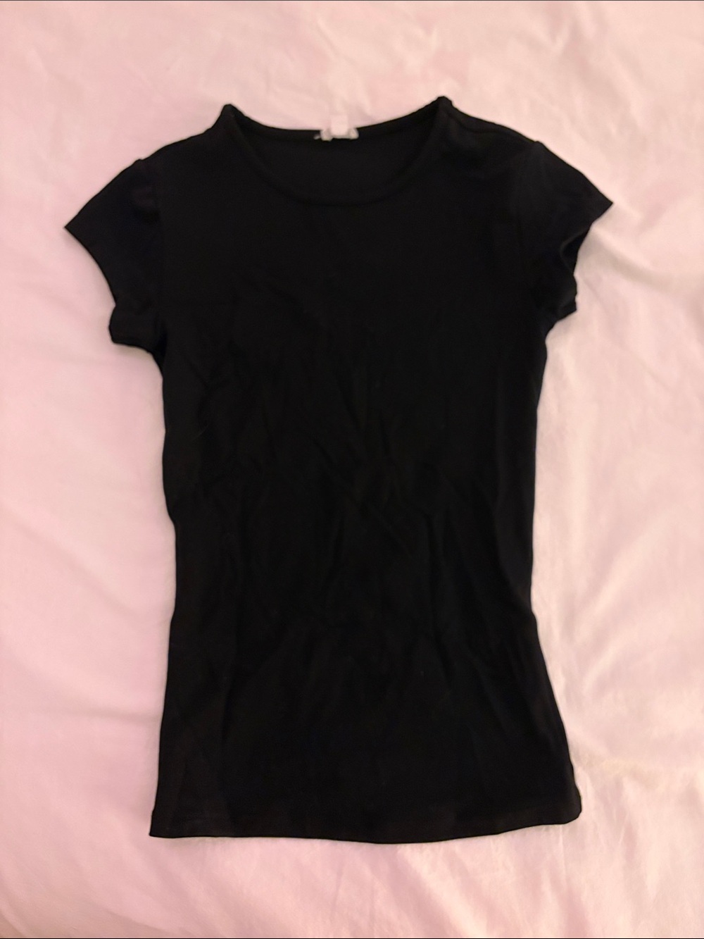 Garage Black Sleek Crewneck T-shirt